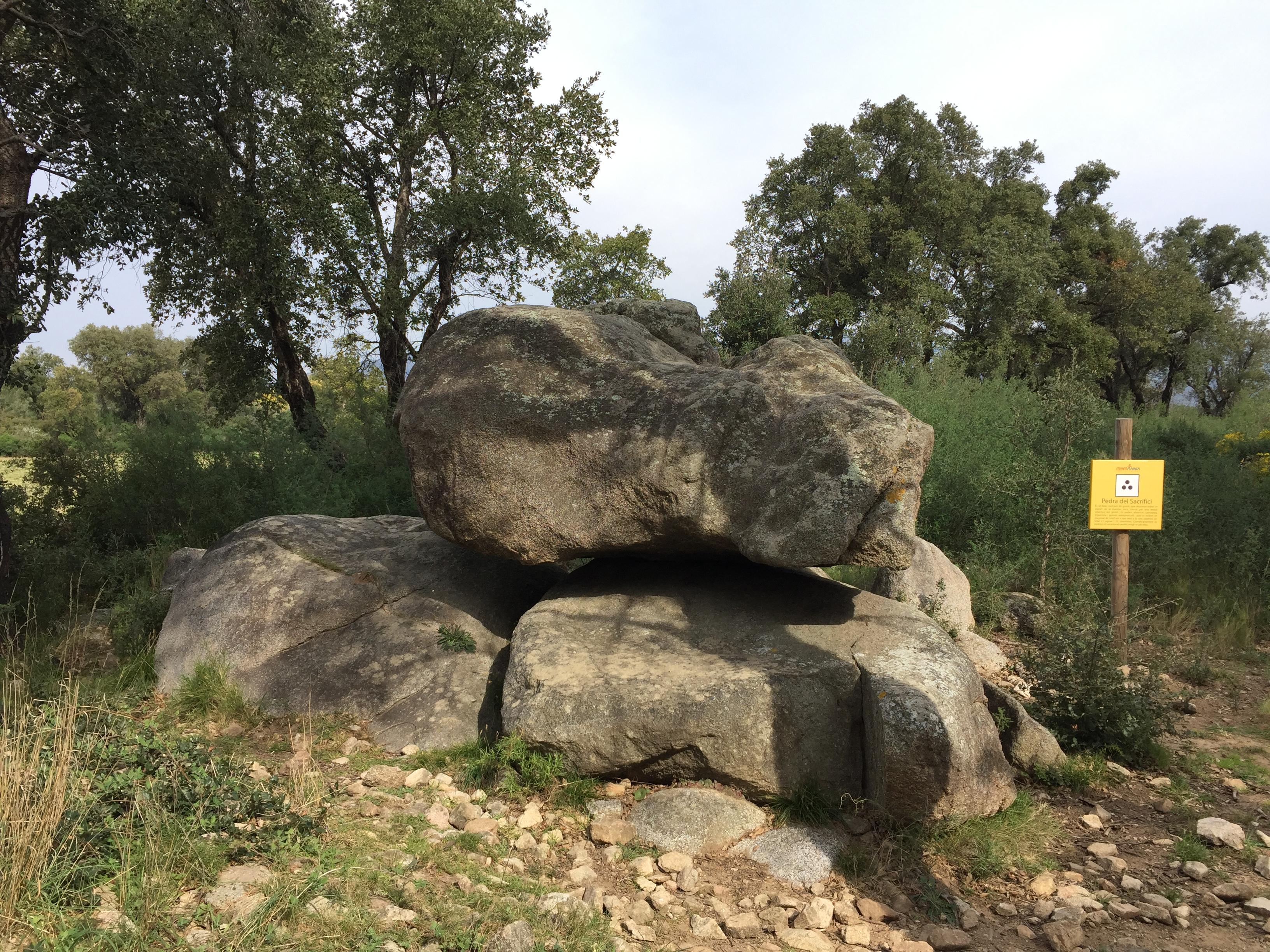 Pedra dels Sacrificis de Capmany